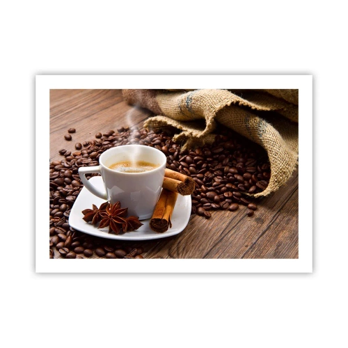 Plakat - Korzenny smak i aromat - 70x50 cm