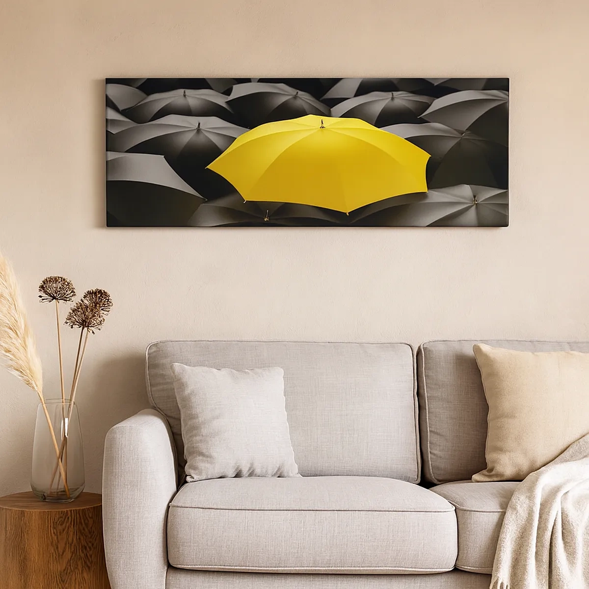 Obraz na płótnie - Żegnaj smutku - 30x30 cm