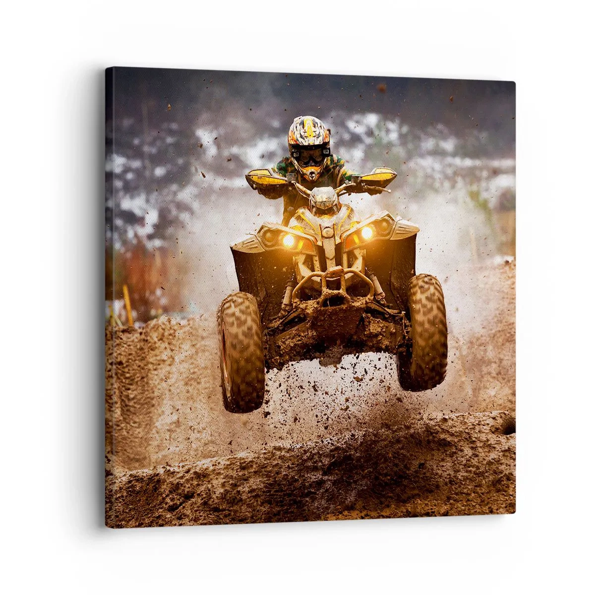 Obraz na płótnie - No risk no fun - 30x30 cm