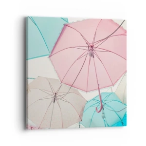 Obraz na płótnie - Czasem słońce, czasem deszcz - 40x40 cm