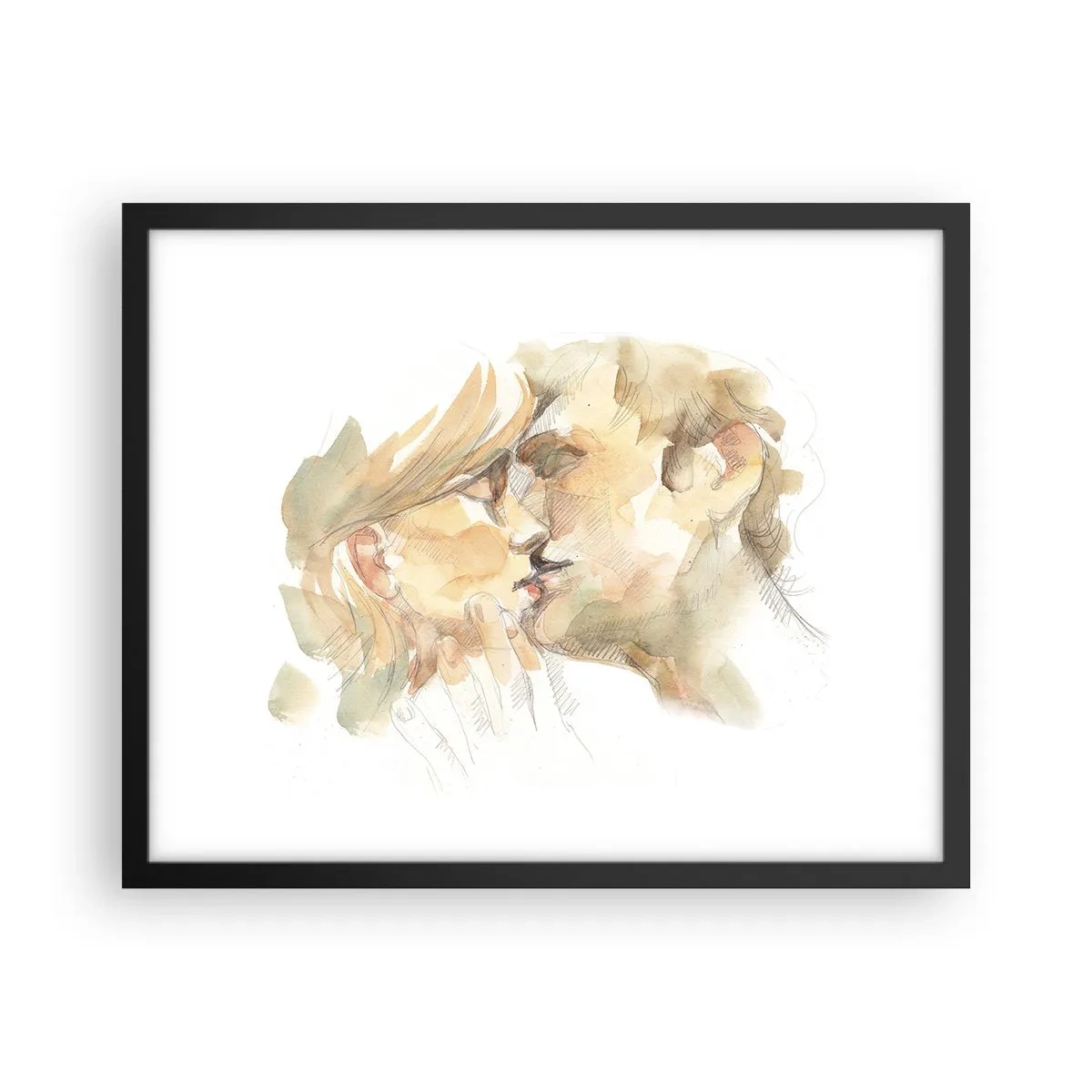 Plakat w czarnej ramie - Odnaleziona połowa? - 50x40 cm