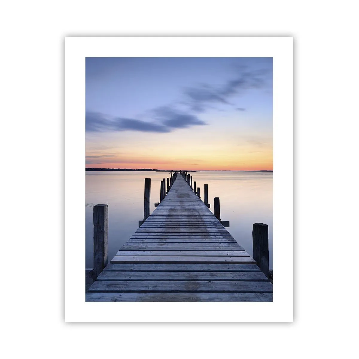 Plakat - Spokój pogodnego zmierzchu - 40x50 cm