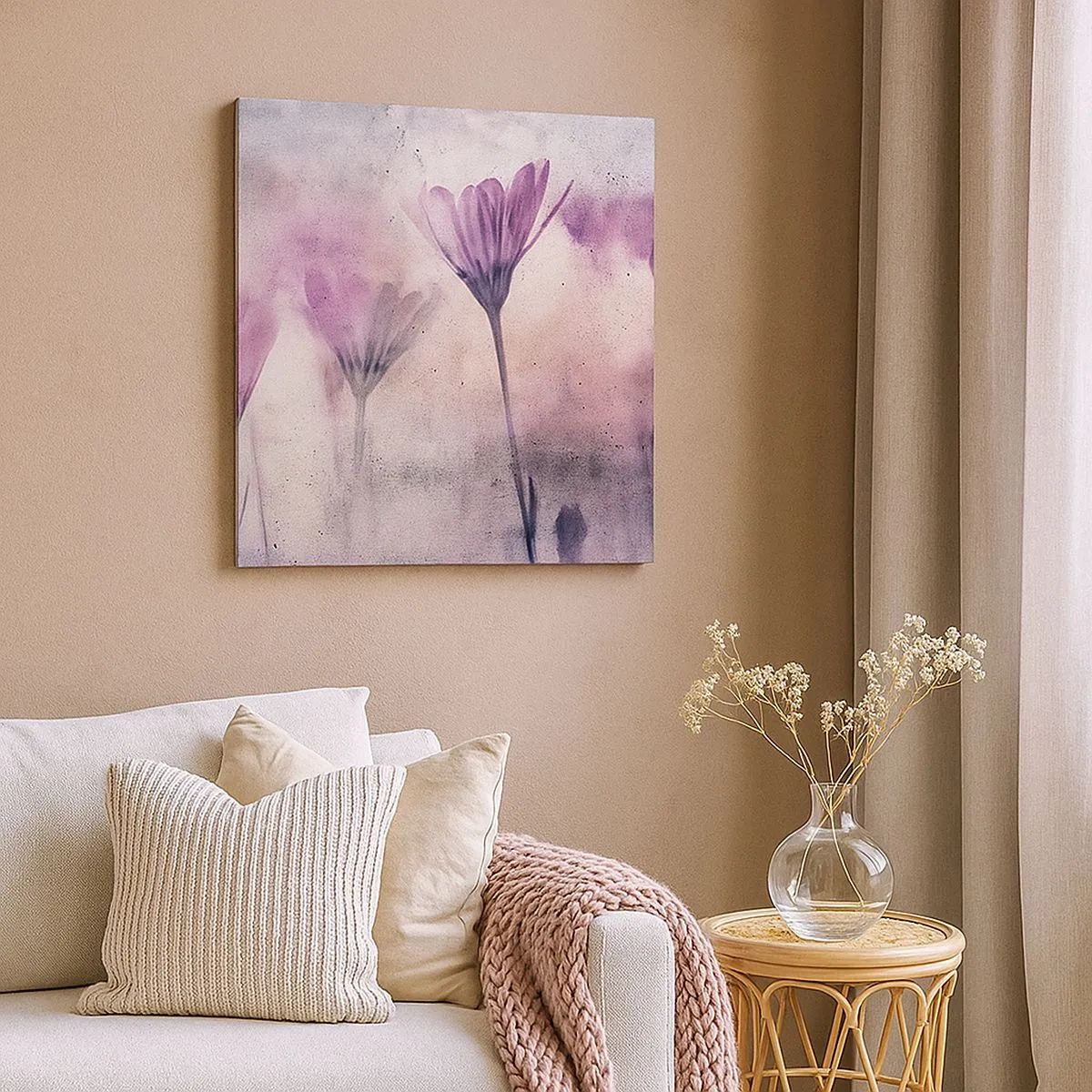 Obraz na płótnie - Sen kwiatów - 30x30 cm