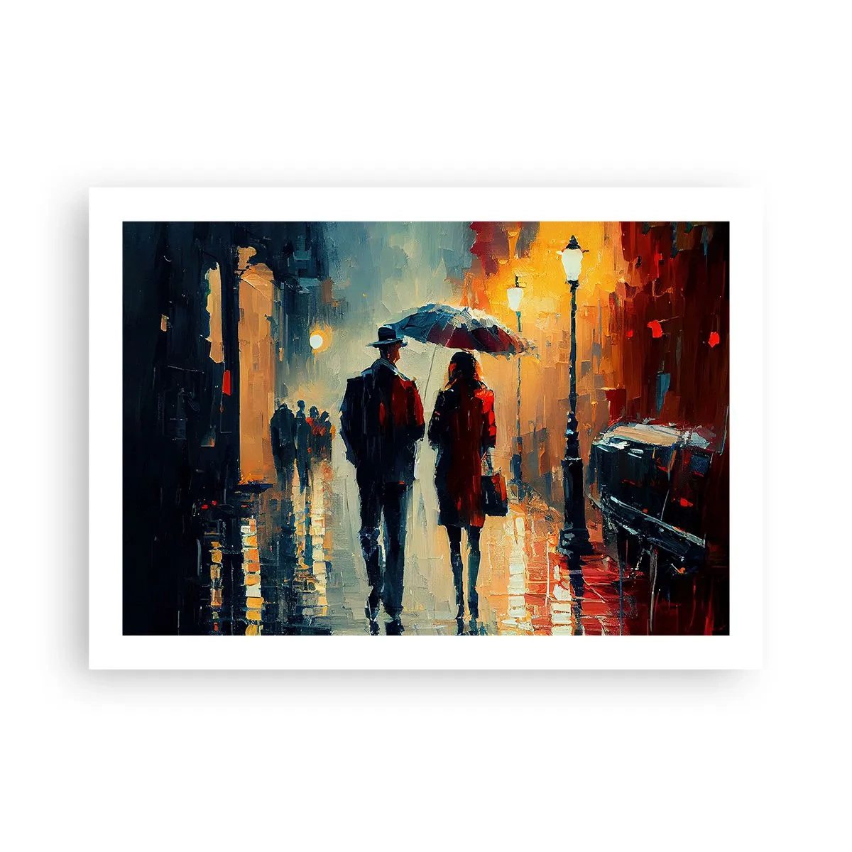 Plakat - Miejska love story - 70x50 cm