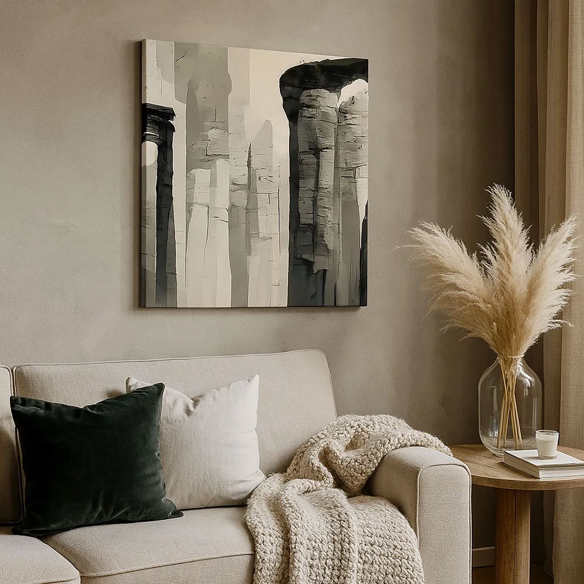 Obraz na płótnie - Majestat antyku - 30x30 cm