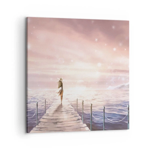 Obraz na płótnie - W świetle marzenia - 60x60 cm