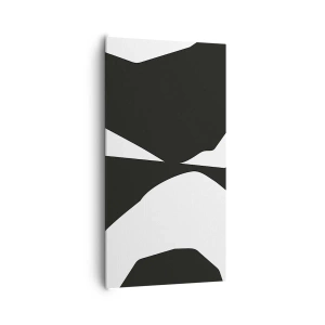 Obraz na płótnie - Pozytyw -negatyw - 65x120 cm