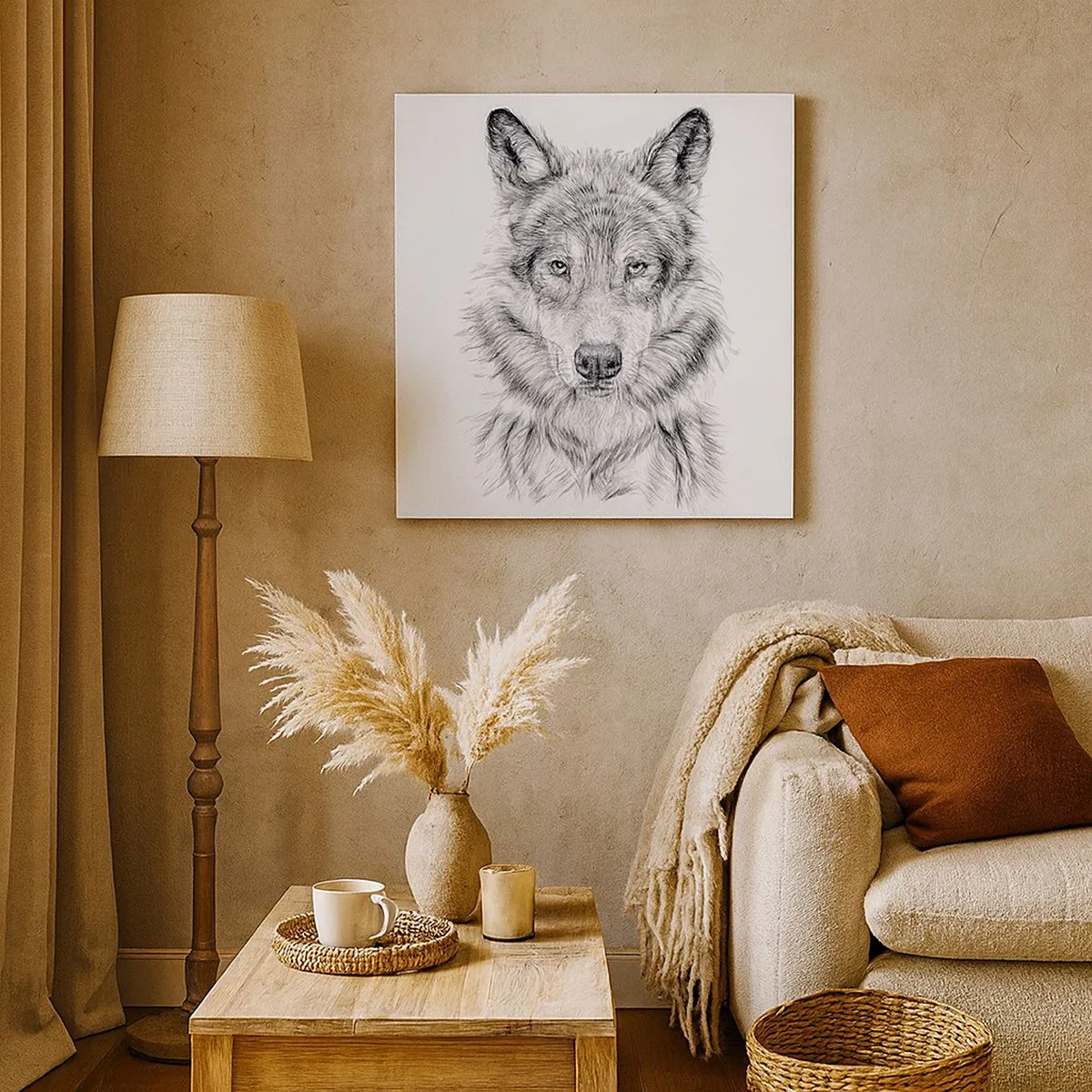 Obraz na płótnie - Urodzony przywódca - 30x30 cm