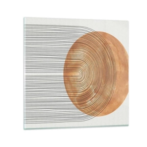 Obraz na szkle - Kompozycja słoneczna - 30x30 cm