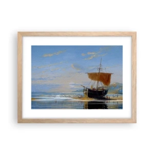 Plakat w ramie jasny dąb - Woda, ziemia, powietrze - 40x30 cm