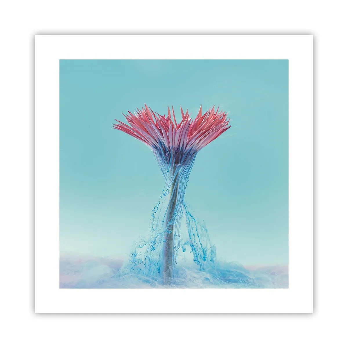 Plakat - W ożywczym objęciu - 40x40 cm