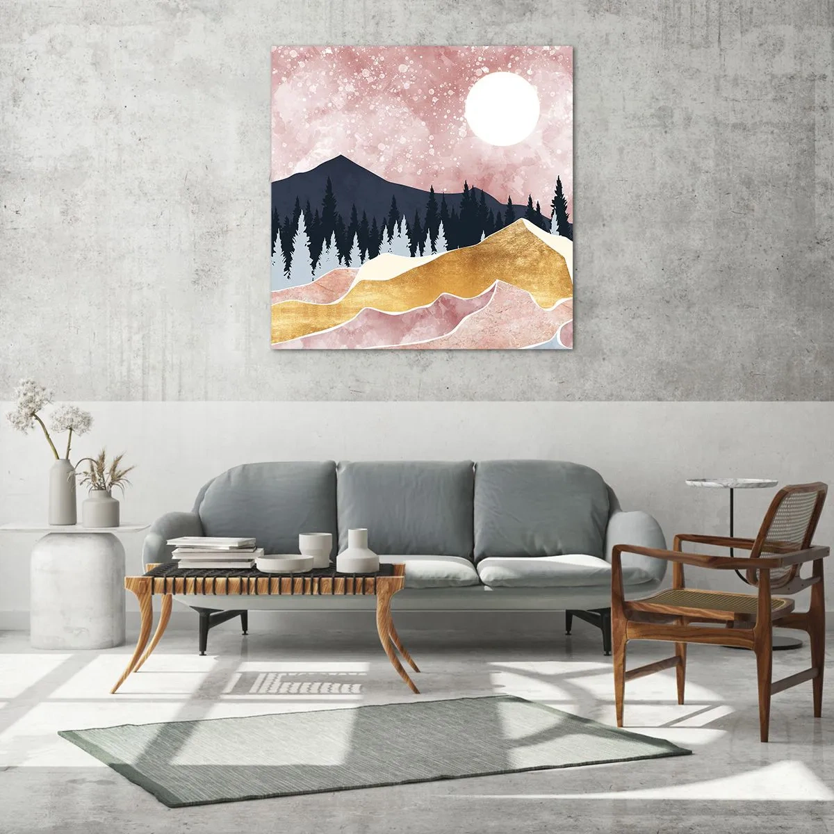 Obraz na szkle - Nocna straż - 70x70 cm