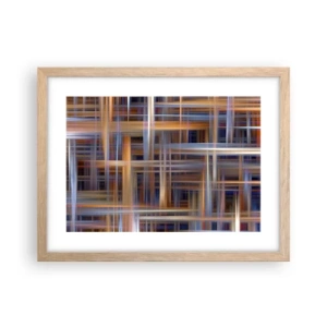 Plakat w ramie jasny dąb - Utkane ze światła - 40x30 cm
