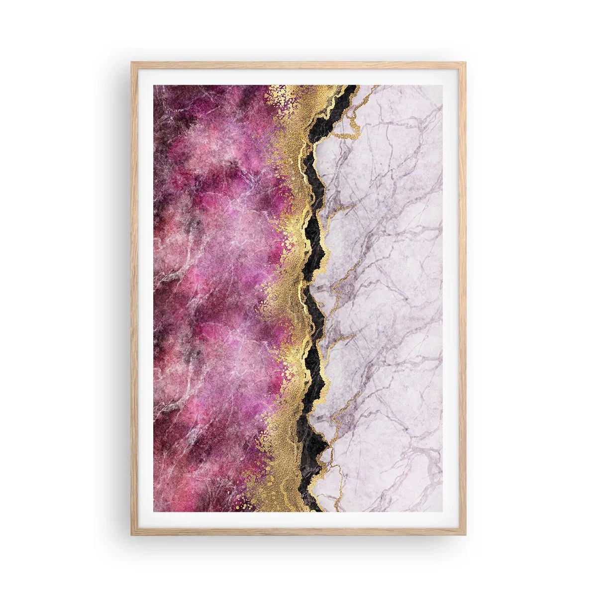 Plakat w ramie jasny dąb - Na granicy - 70x100 cm