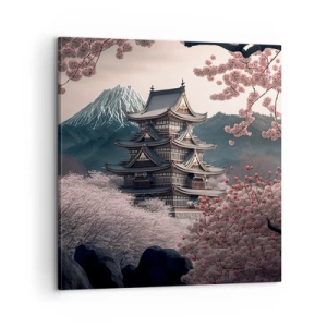 Obraz na płótnie - Kraj kwitnącej wiśni - 60x60 cm