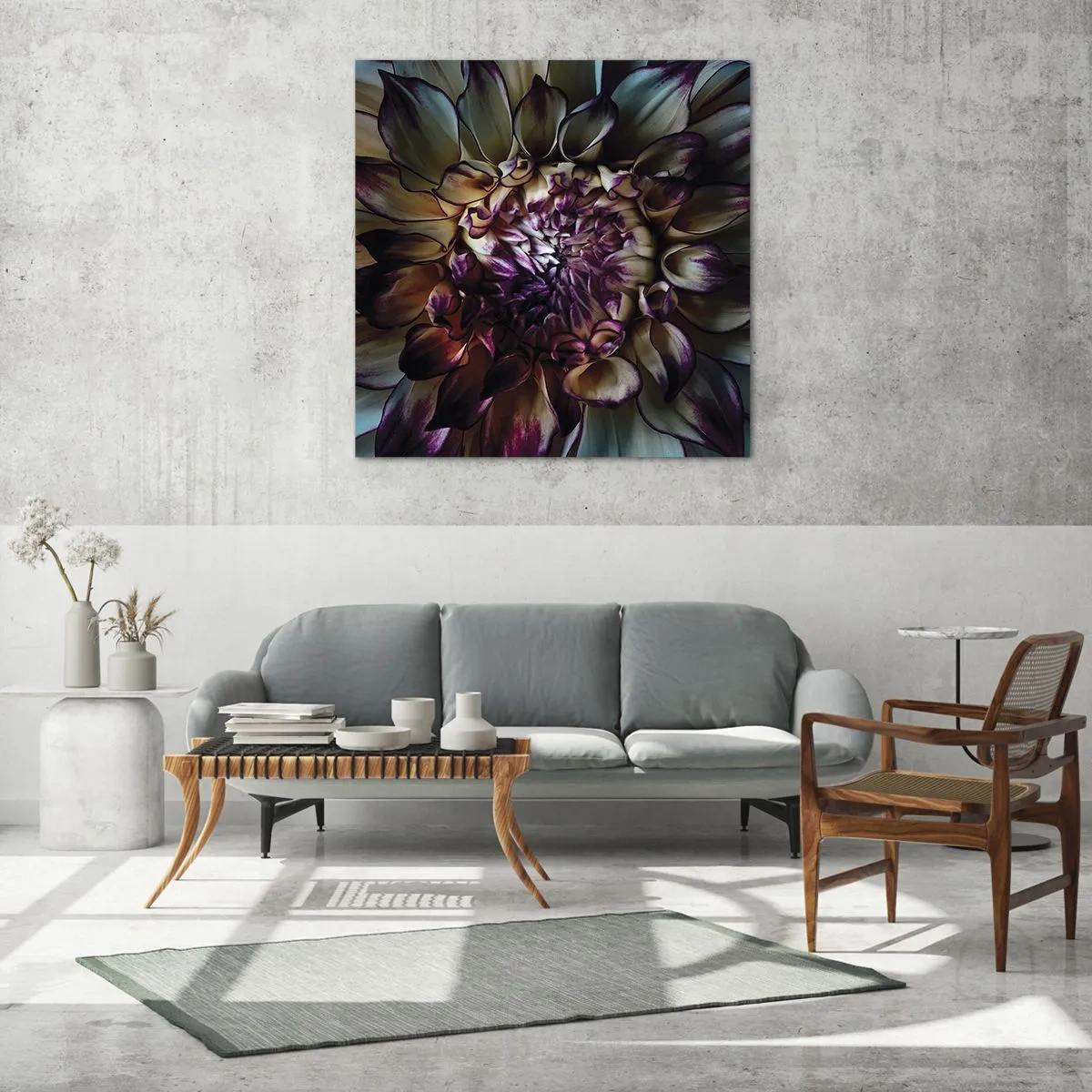 Obraz na szkle - Rozkwit młodości - 60x60 cm