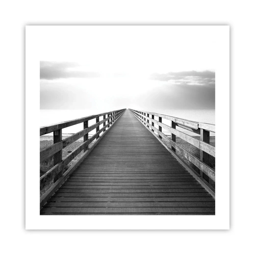 Plakat - W siną dal… - 50x50 cm