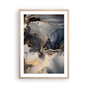 Plakat w ramie jasny dąb - Życie kamienia - 50x70 cm