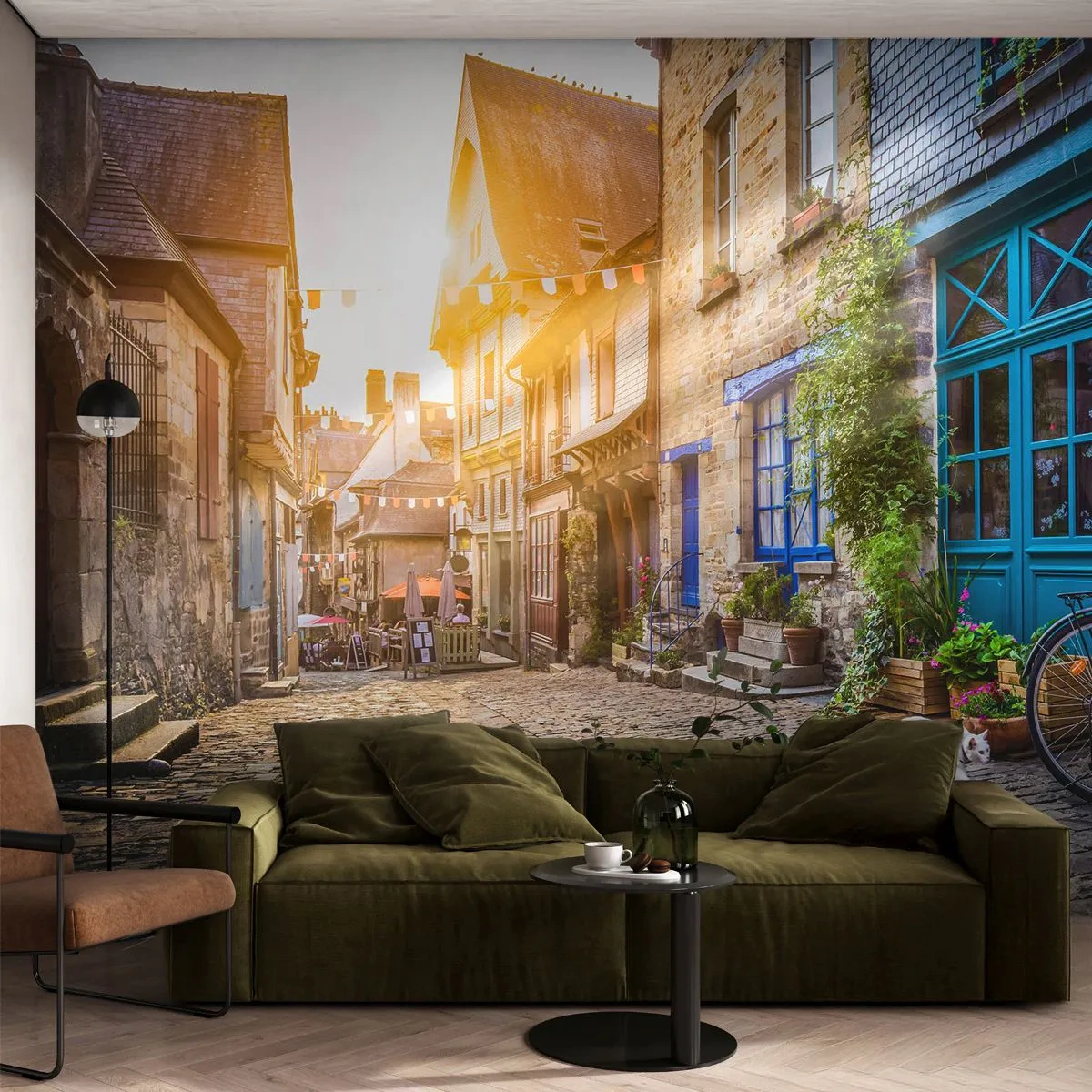 Fototapeta Premium Sand - Biały duch miasteczka - Miasto, Francja, Architektura - 450x315 cm