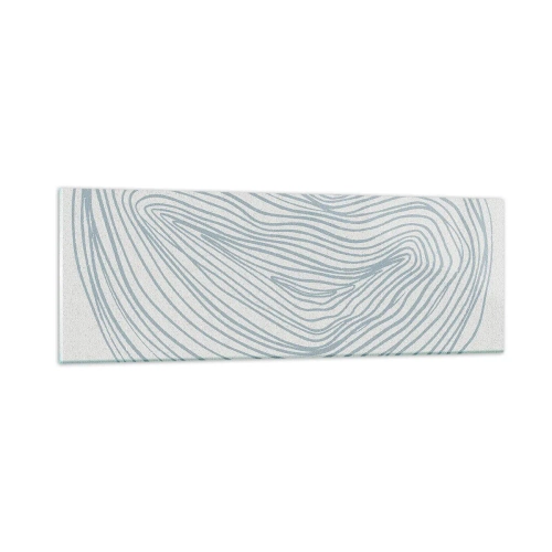 Obraz na szkle - Uśmiech kropli - 90x30 cm