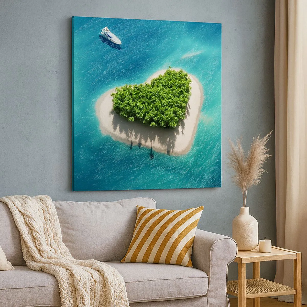 Obraz na płótnie - Kocham lato - 30x30 cm