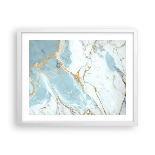 Plakat w białej ramie - Bogactwo kamienia - 50x40 cm