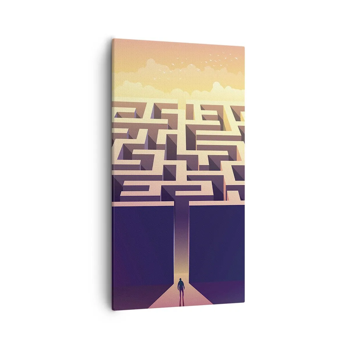 Obraz na płótnie - Czas decyzji - 55x100 cm