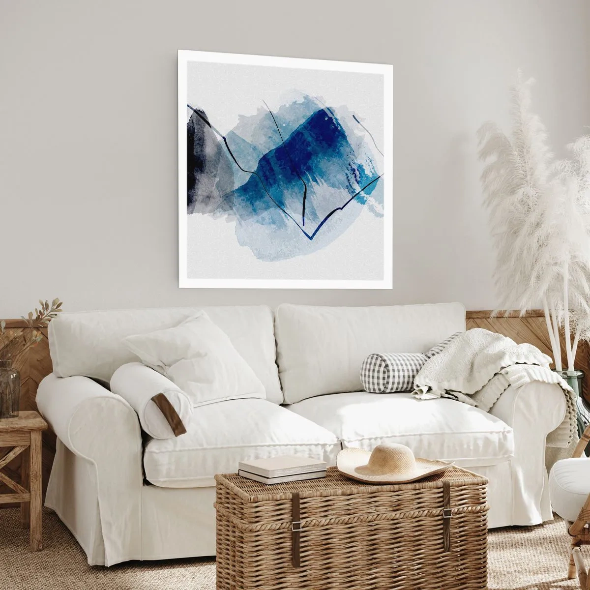 Plakat - Lodowa góra - 40x40 cm