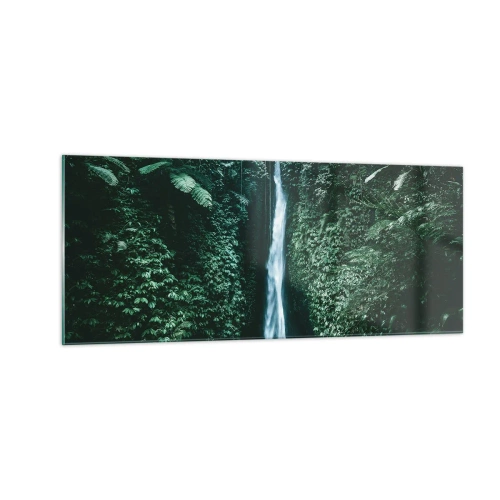 Obraz na szkle - Tropikalny zdrój - 100x40 cm