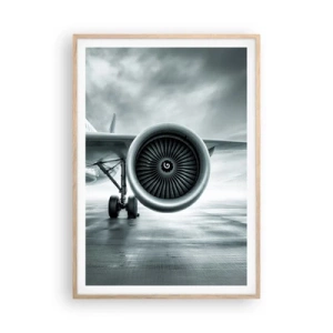 Plakat w ramie jasny dąb - Jest moc! - 70x100 cm