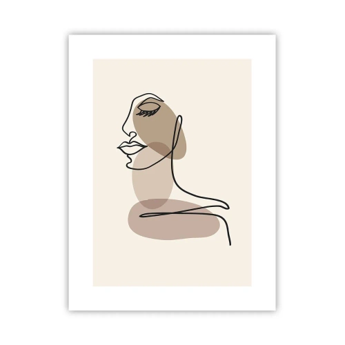 Plakat - Zasłuchana w siebie - 30x40 cm