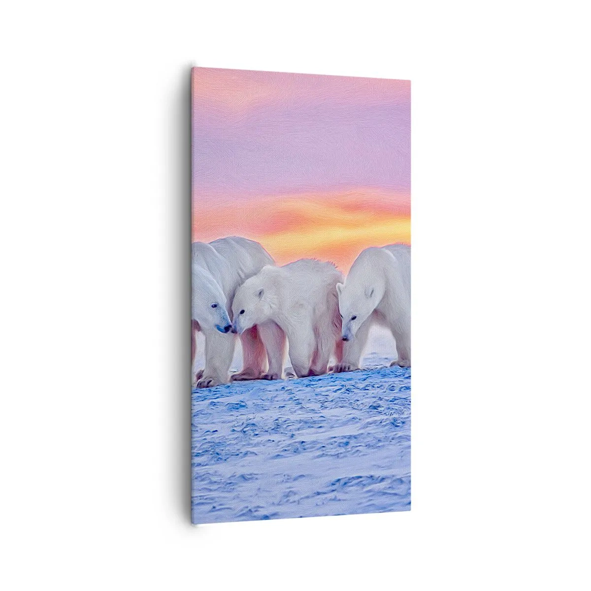 Obraz na płótnie - Wystarczy rodzinne ciepło - 65x120 cm