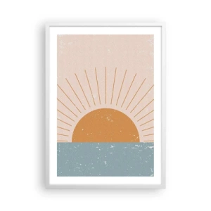 Plakat w białej ramie - Codzienny cud - 50x70 cm