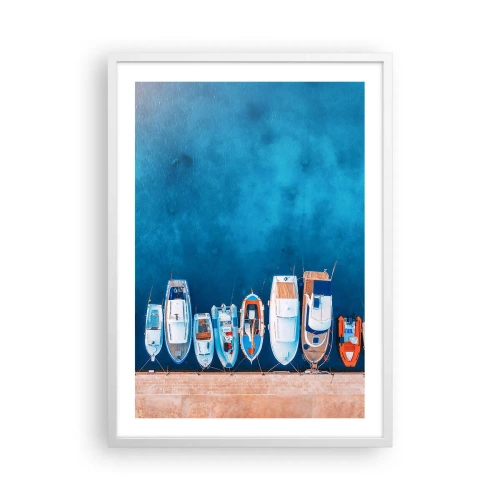 Plakat w białej ramie - W jednym rzędzie - 50x70 cm