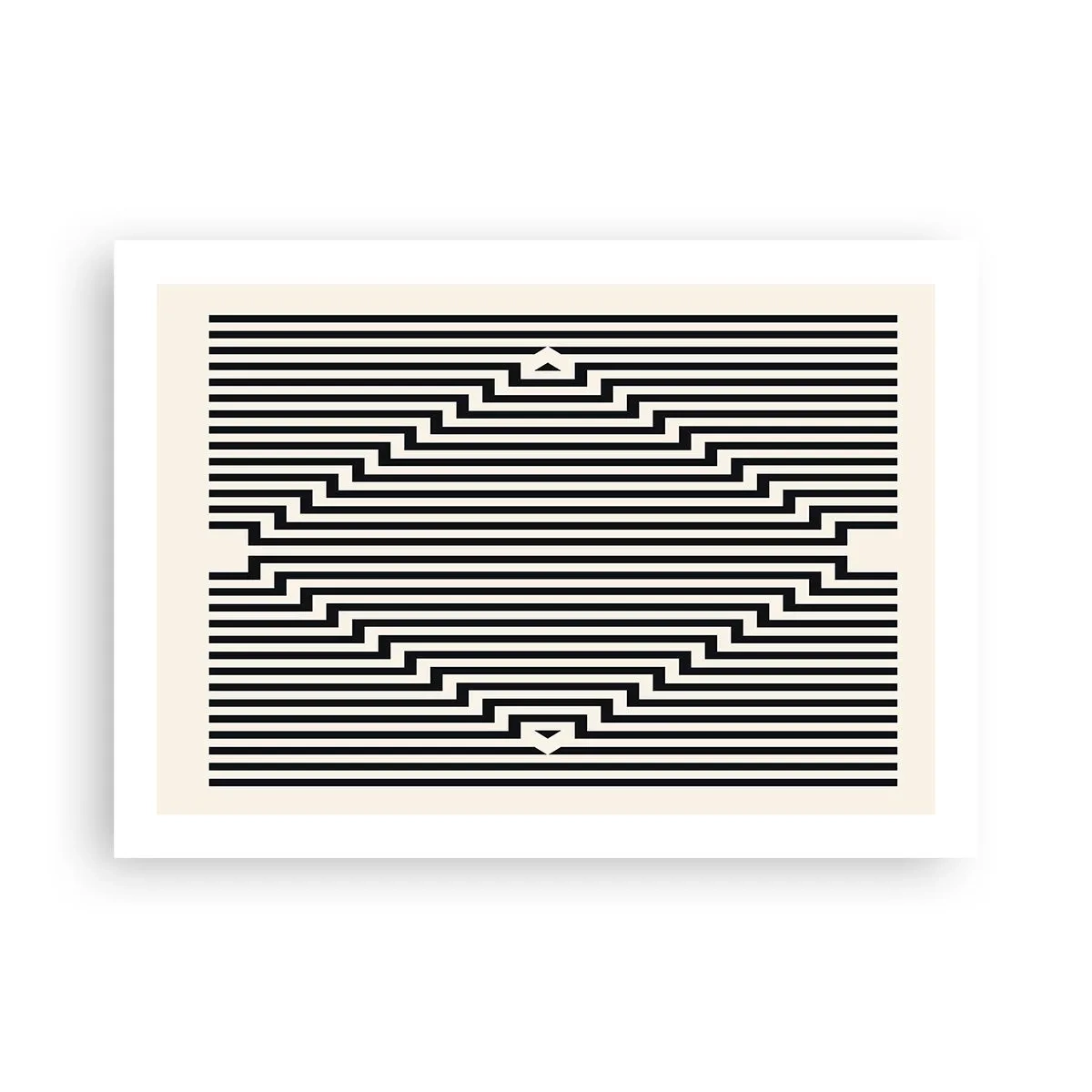Plakat - Geometryczna iluzja - 70x50 cm