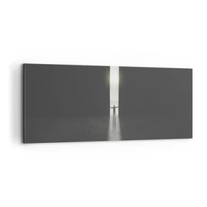 Obraz na płótnie - Krok do jasnej przyszłości - 100x40 cm