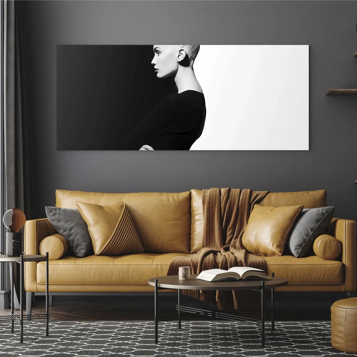 Obraz na szkle - Po prostu kobieta - 100x40 cm