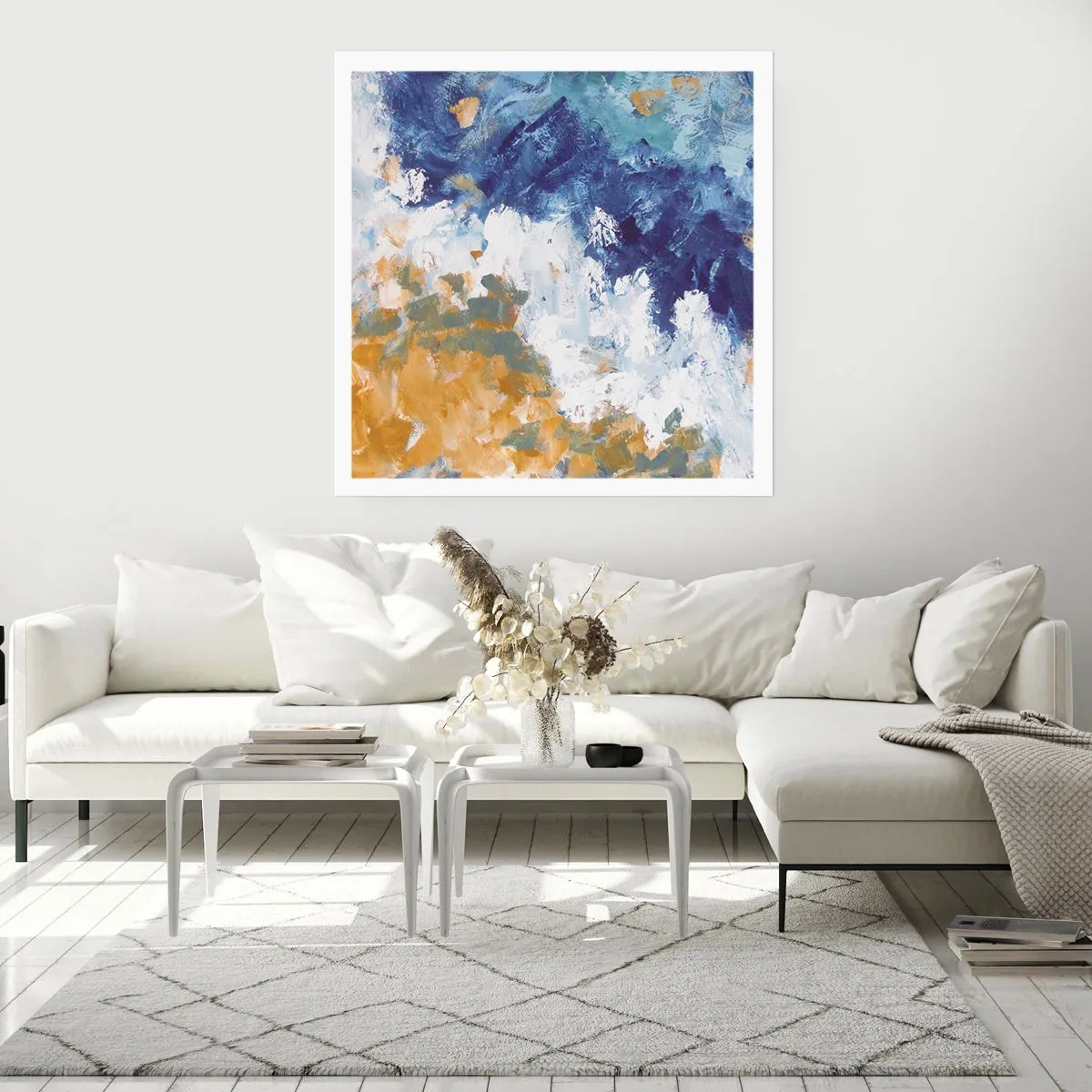 Plakat - Taniec żywiołów - 50x50 cm