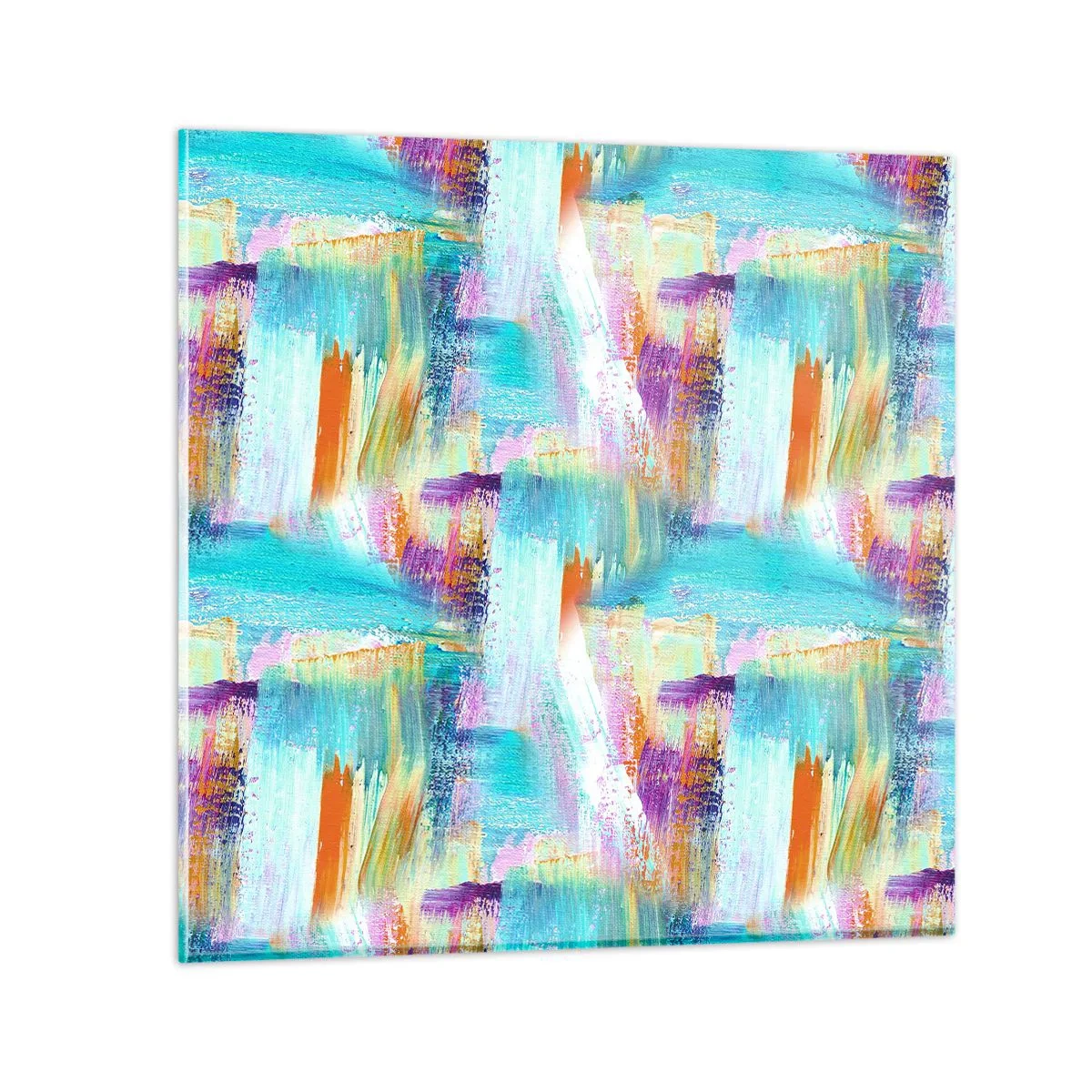 Obraz na szkle - Pogodny mazaniec-przekładaniec - 60x60 cm