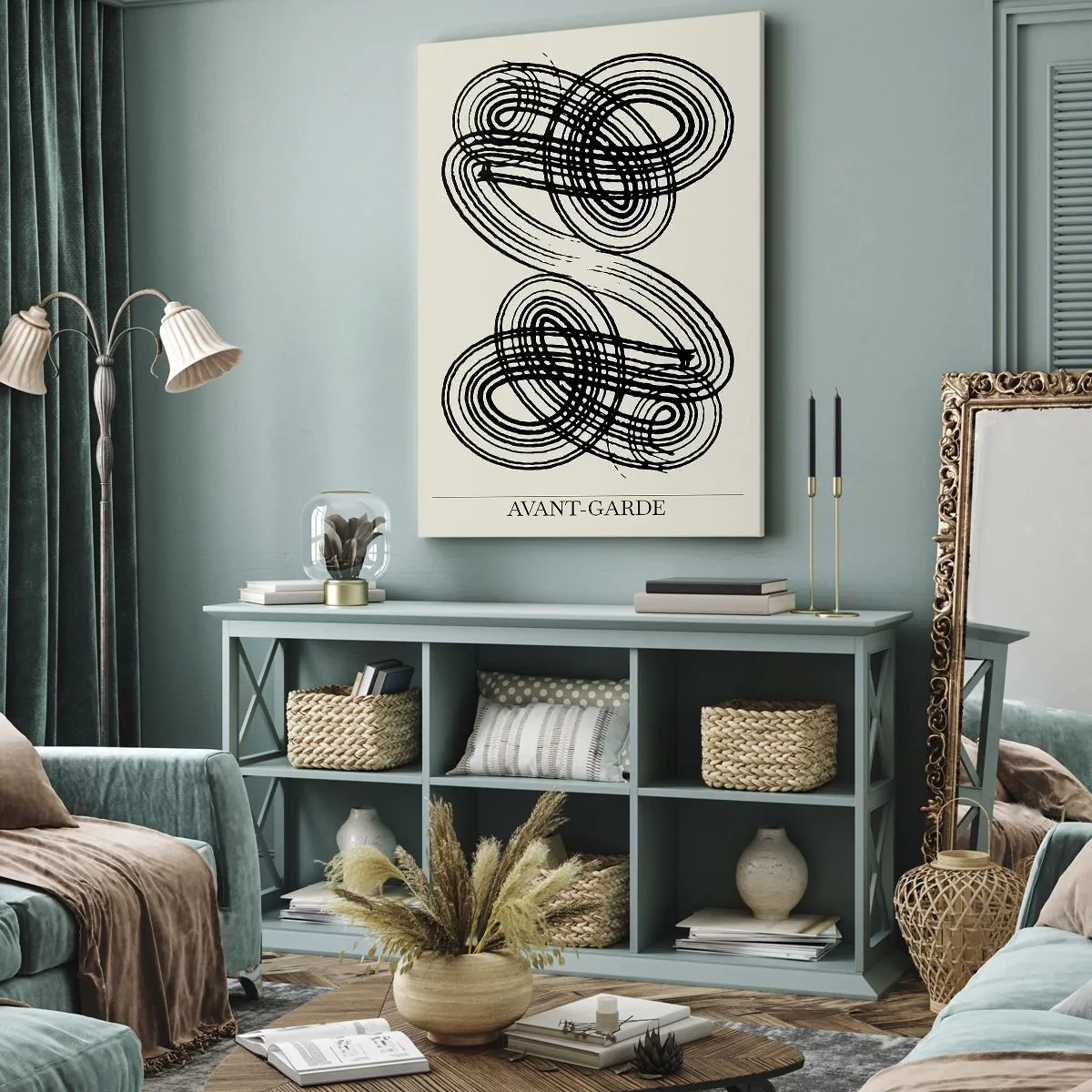 Obraz na płótnie - Wyszło spontanicznie - 45x80 cm