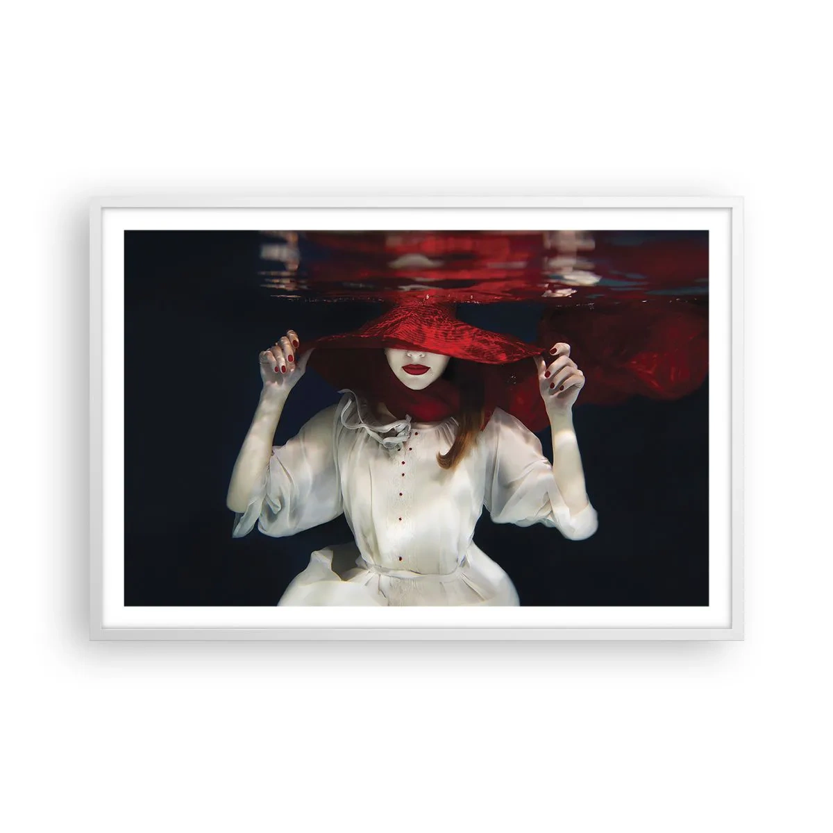 Plakat w białej ramie - Dziwożona - 91x61 cm