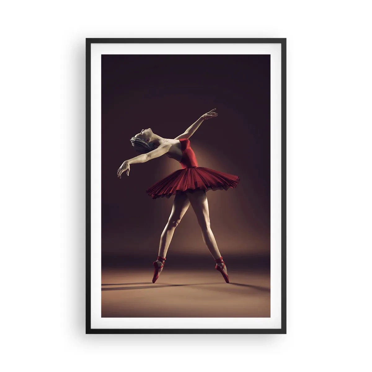 Plakat w czarnej ramie - Prima ballerina - 61x91 cm
