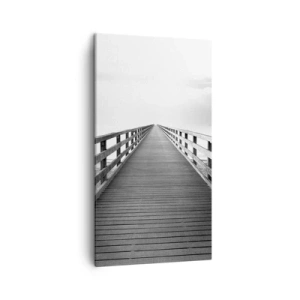 Obraz na płótnie - W siną dal… - 45x80 cm