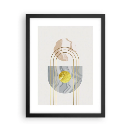 Plakat w czarnej ramie - Jasność i blask - 30x40 cm