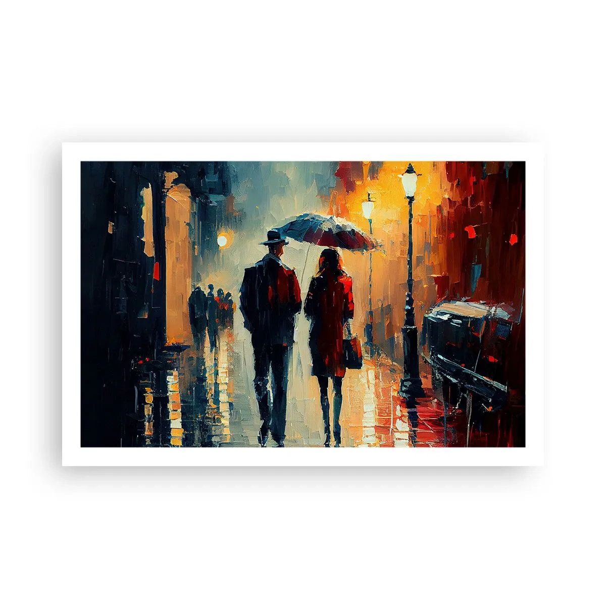 Plakat - Miejska love story - 91x61 cm
