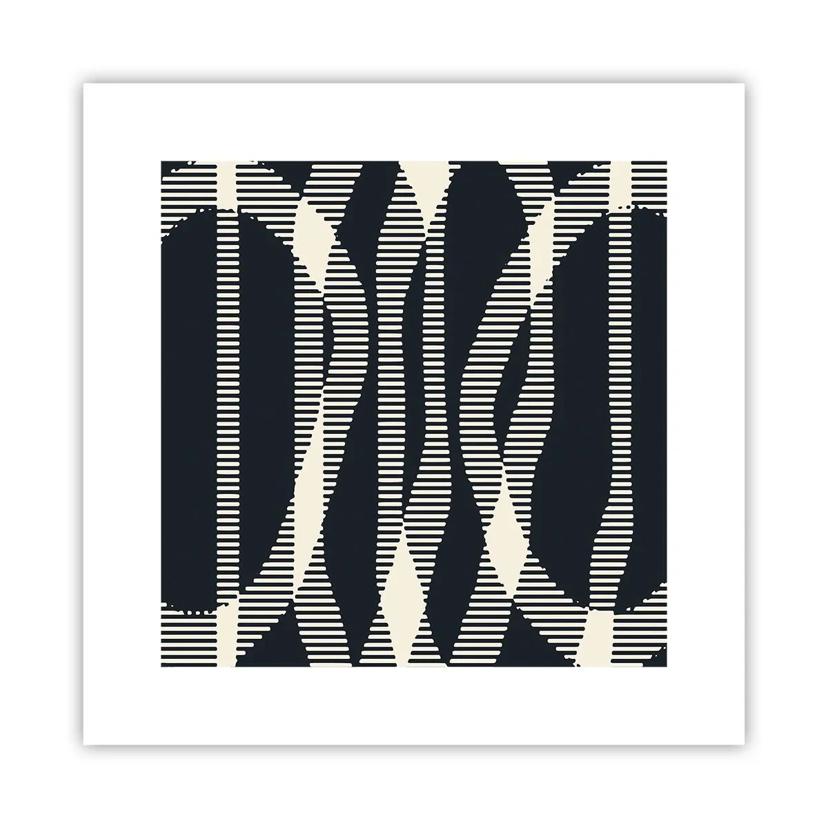 Plakat - Próba przełamania ciemności - 30x30 cm