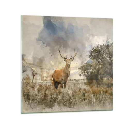 Obraz na szkle - Godność - siła - dostojeństwo - 60x60 cm