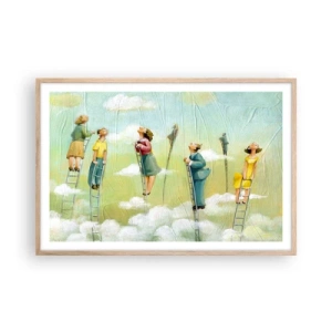 Plakat w ramie jasny dąb - Za swoim marzeniem - 91x61 cm