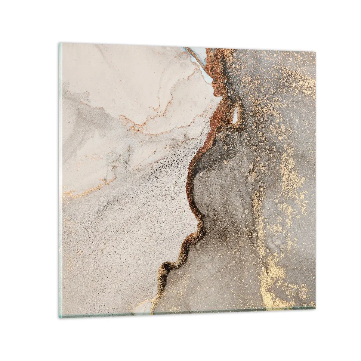 Obraz na szkle - Na granicy barw - 50x50 cm