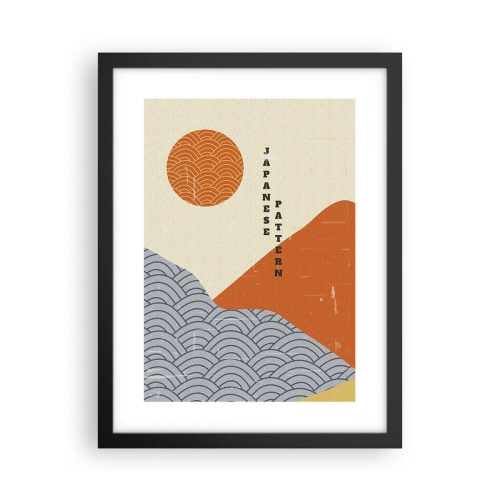 Plakat w czarnej ramie - W japońskim duchu - 30x40 cm